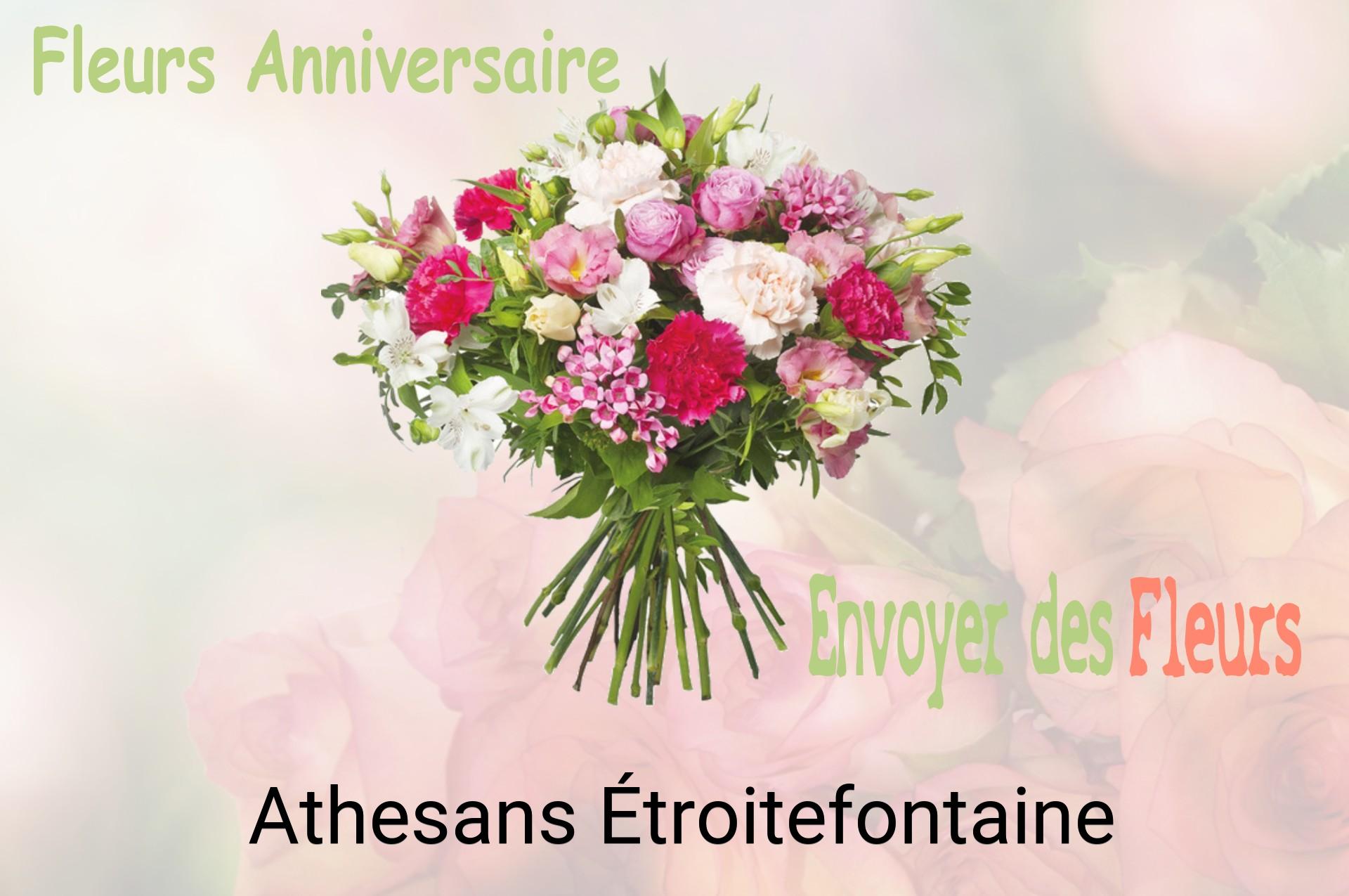 Bouquet de fleurs d’anniversaire livré à Athesans-Étroitefontaine