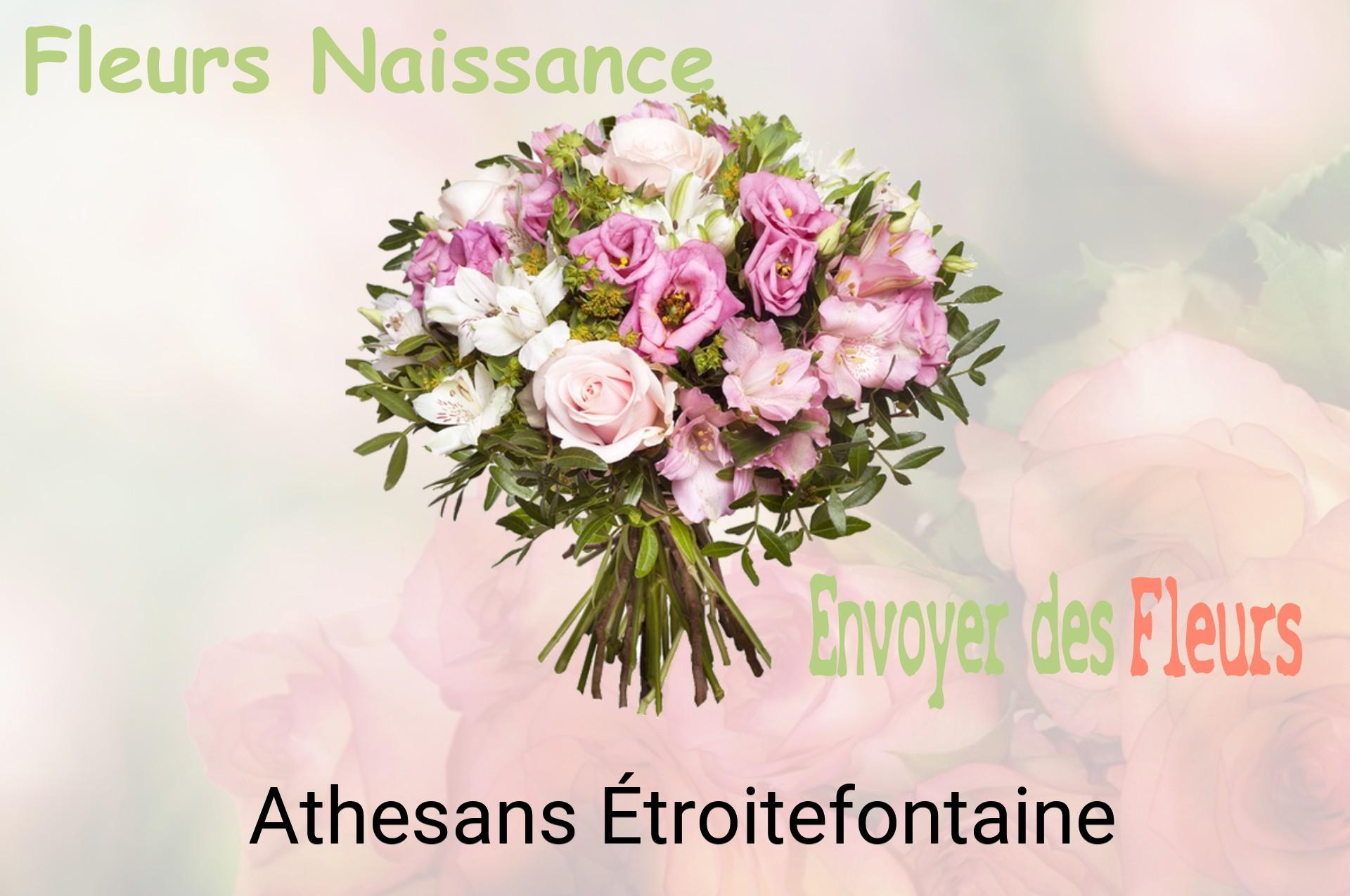 Bouquet de fleurs de naissance livré à Athesans-Étroitefontaine