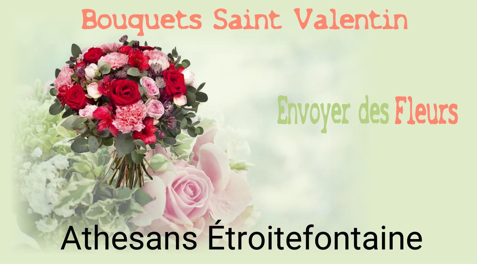 Roses de Saint-Valentin livrées à Athesans-Étroitefontaine